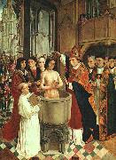 MASTER of Saint Gilles The Baptism of Clovis oil on canvas